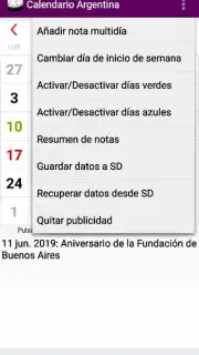 Calendario Laboral Argentina скриншот 4