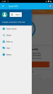 SuperVPN Fast VPN Client скриншот 9
