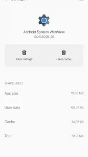 Android System WebView скриншот 12